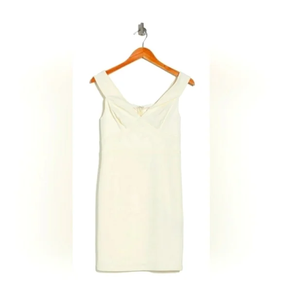 BEBE - Off the Shoulder Body-Con Dress (Size Large) - Picture 3 of 3